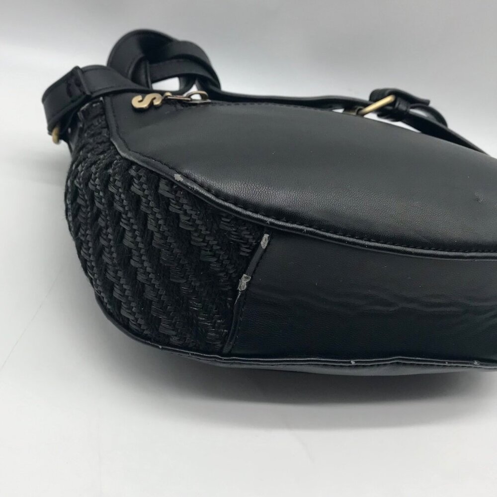 Desigual Black Faux Leather Varsovia Far West Crossbody Bag - Picture 8 of 10